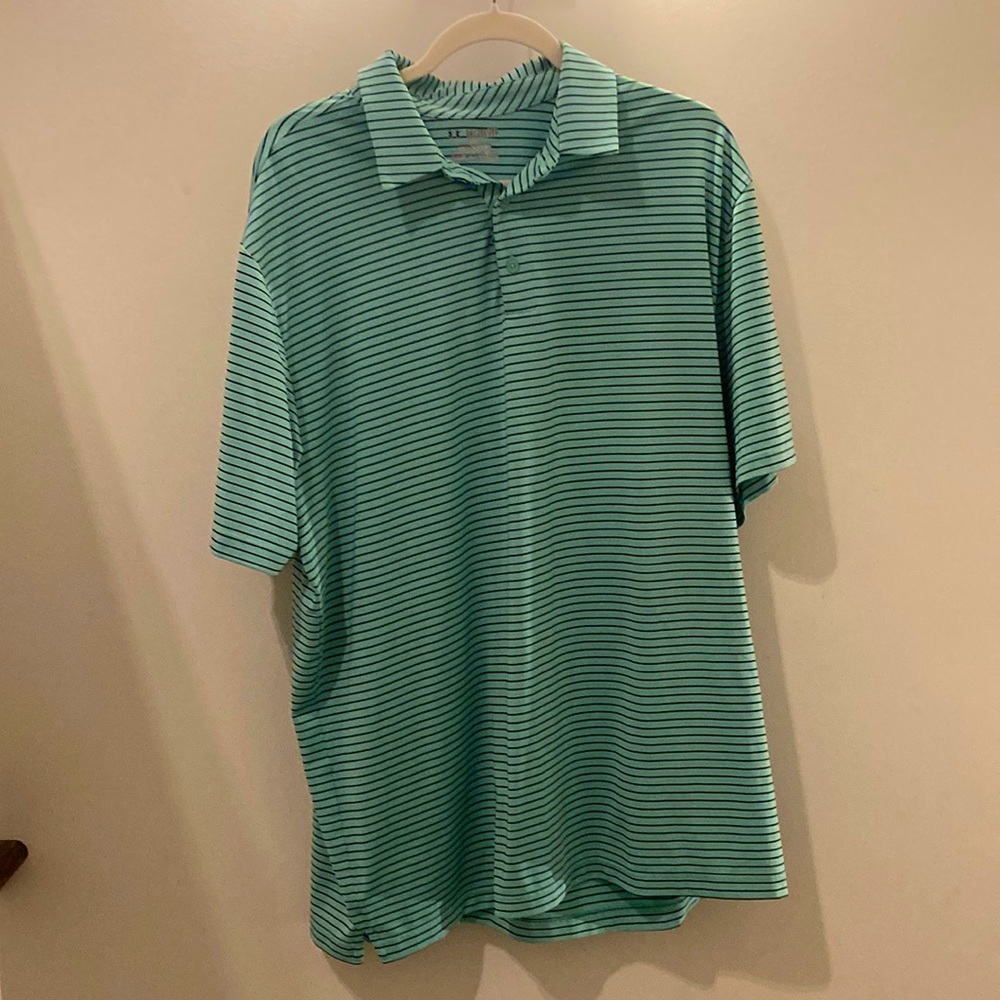 Mens Under Armour country club golf shirt
